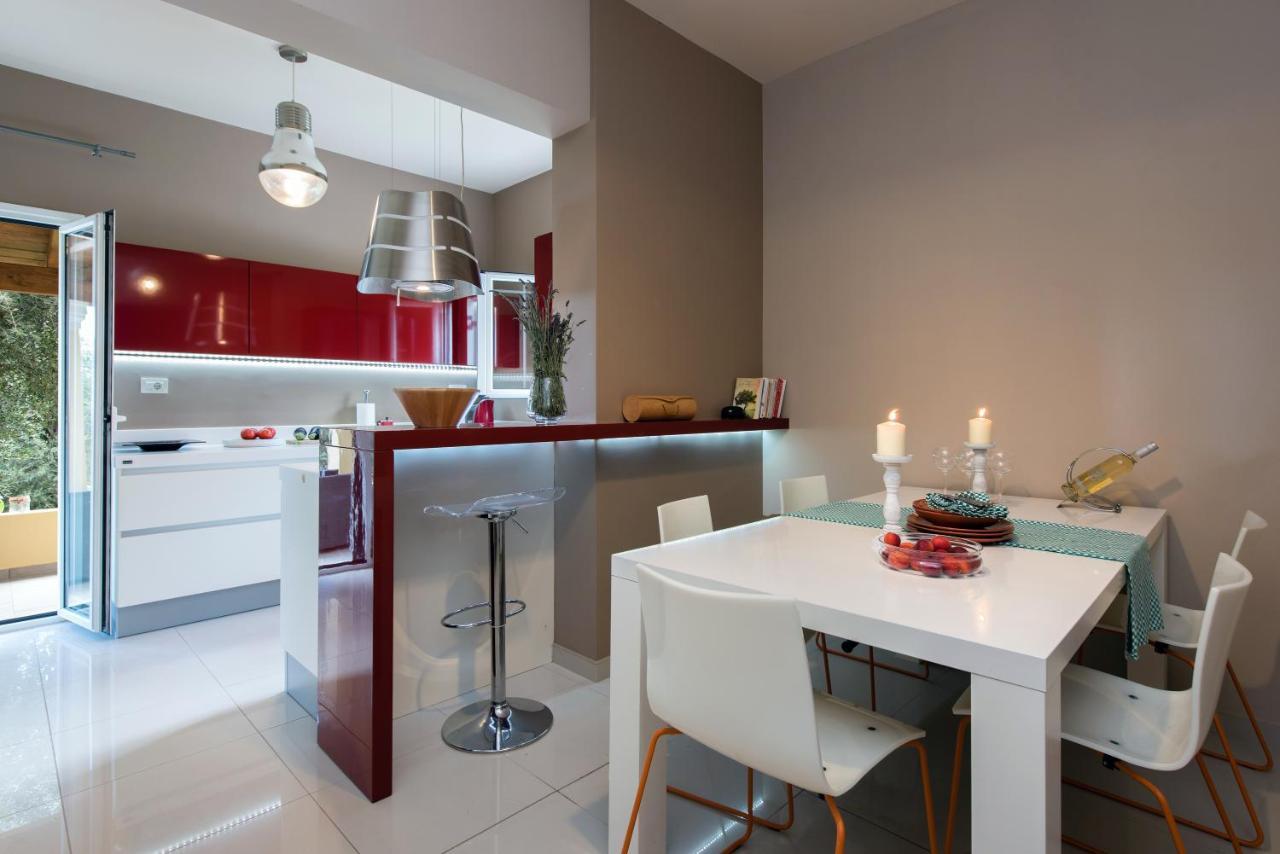 Villa Terra Rossa By Konnect, Views To Ionian Sea Spartylas Esterno foto