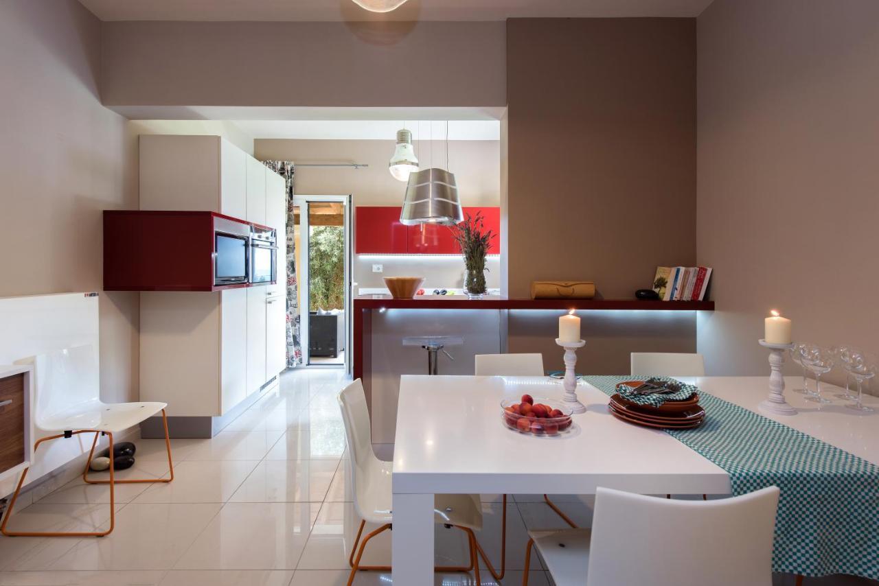 Villa Terra Rossa By Konnect, Views To Ionian Sea Spartylas Esterno foto